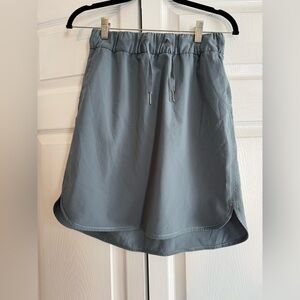 lululemon athletica slate blue on the fly skirt size 6